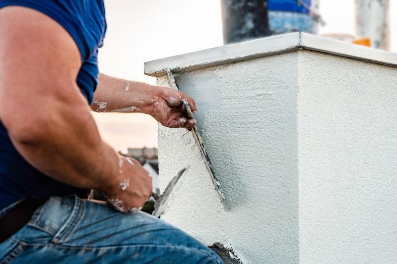 Artificial Stucco Installation detail