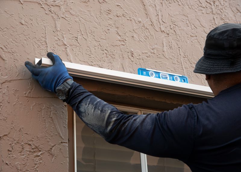 Artificial Stucco Installation detail