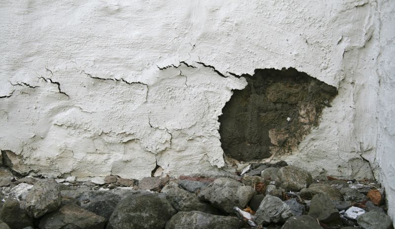 Cracked Stucco Repair detail